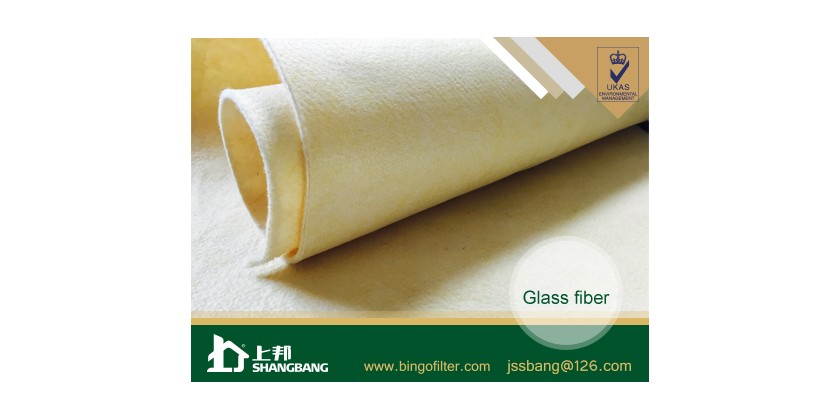 Fiberglass needle filter felt