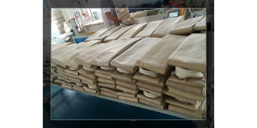 How does the dust collector bag is being produced?