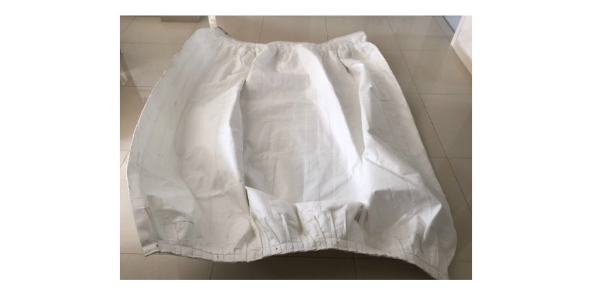 The biggest dust filter bag we have made for aluminum factory